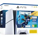 PlayStation 5 Slim Standard avec manette sans fil DualSense - Blanc - Édition limitée Fortnite Chaos fleuri - Version UE