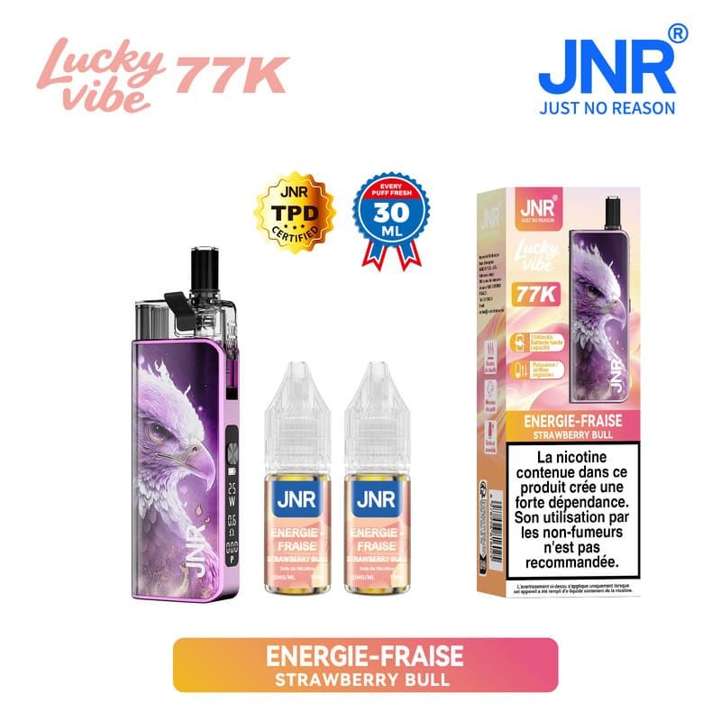 Lucky Vibe 77K 20mg - JNR - Strawberry Bull