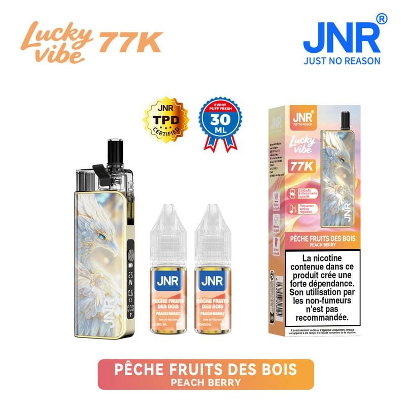 Lucky Vibe 77K 20mg - JNR - Peach Berry