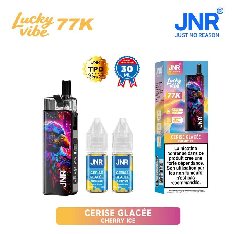Lucky Vibe 77K 20mg - JNR - Cherry Ice