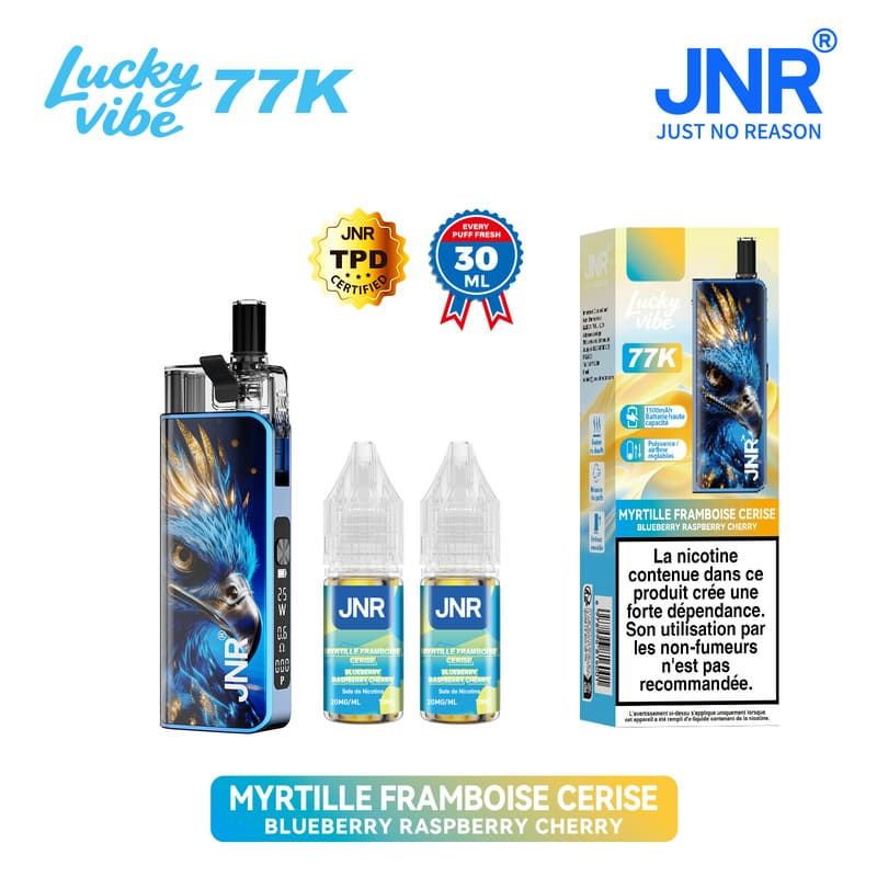 Lucky Vibe 77K 20mg - JNR - Blueberry Raspberry Cherry