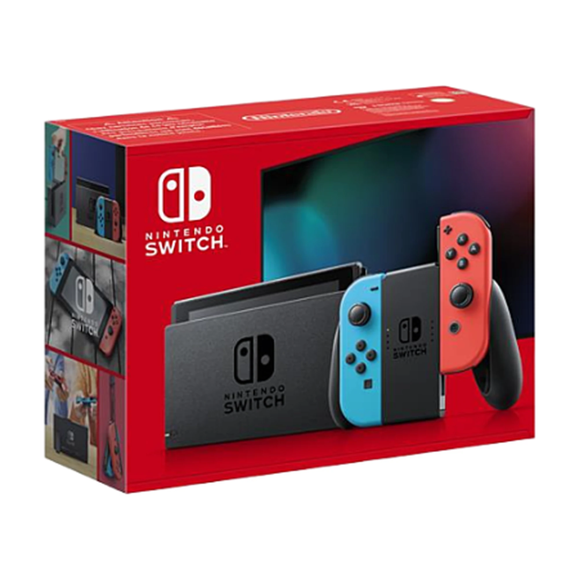 Nintendo Switch Console Standard avec paire de Joy-Con bleu néon / rouge néon - Version EU