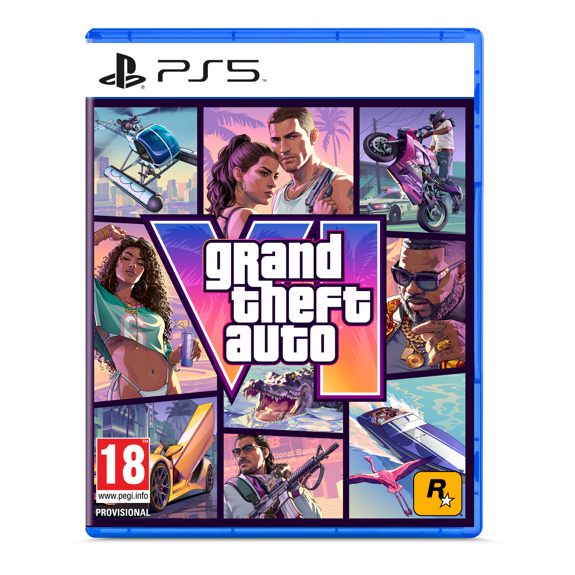 Grand Theft Auto VI (Code en boîte) – PS5 – Version française