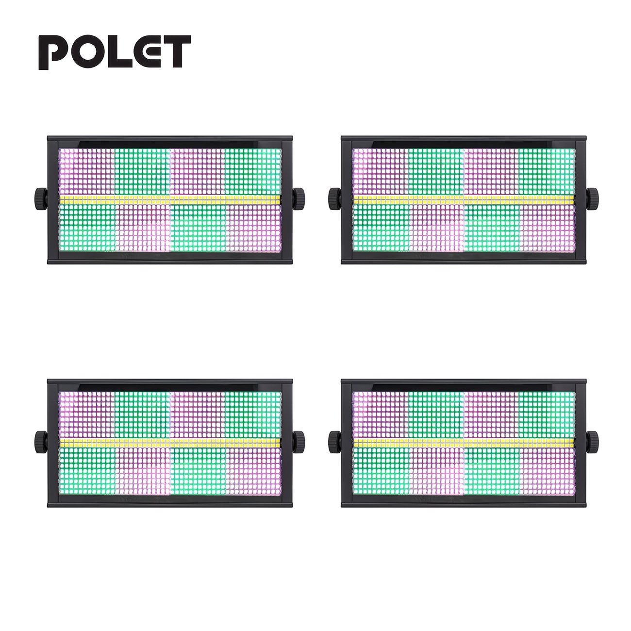 POLET 200W LED RGBW 4 en 1 Stroboscope DMX512