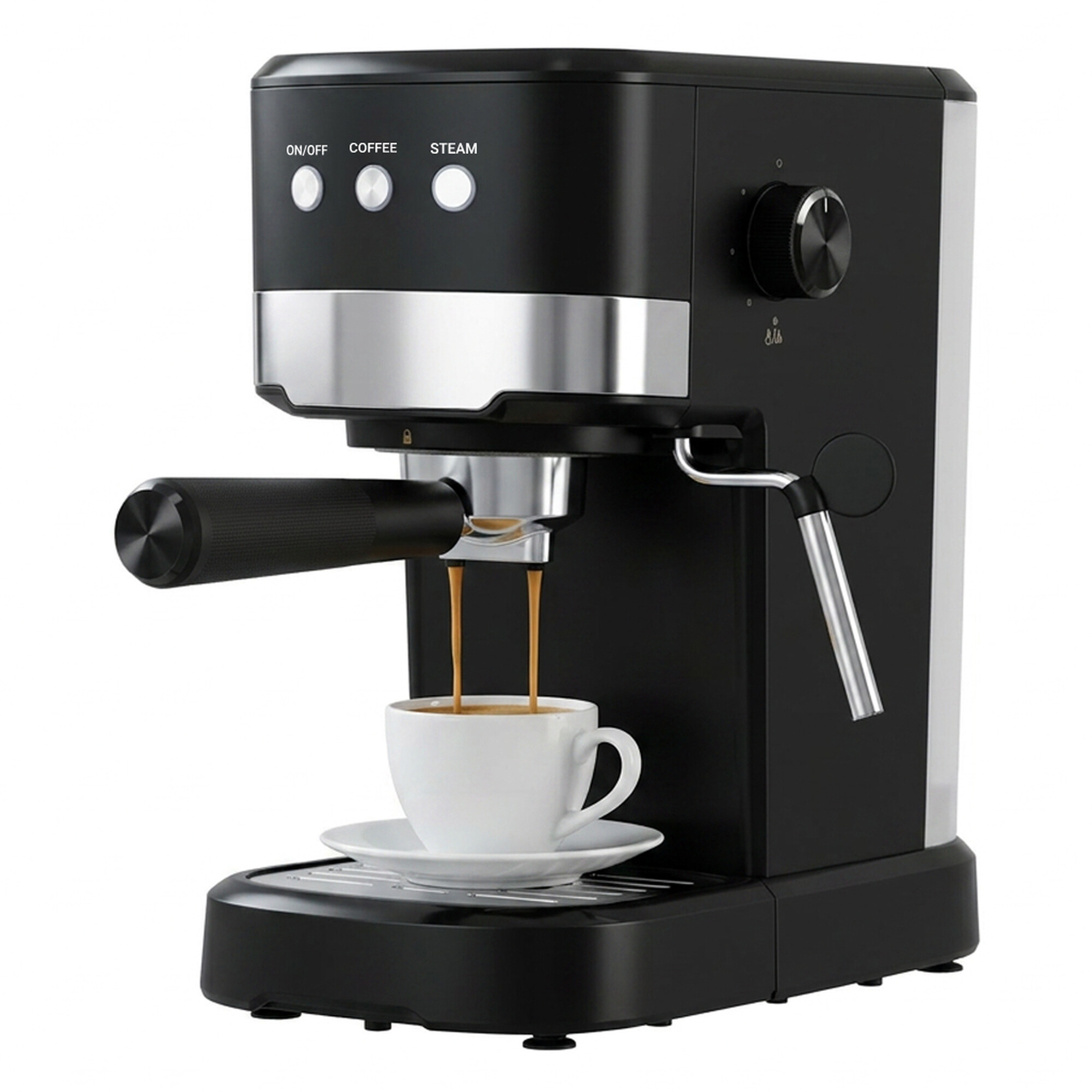 Ochama Machine à expresso 15 bar avec buse vapeur