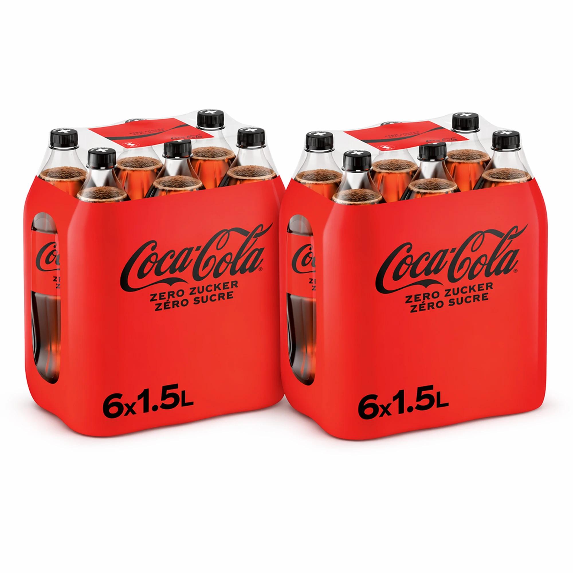 Coca-Cola Zero Soda Cola Sabor Original 6 x 1,5 L