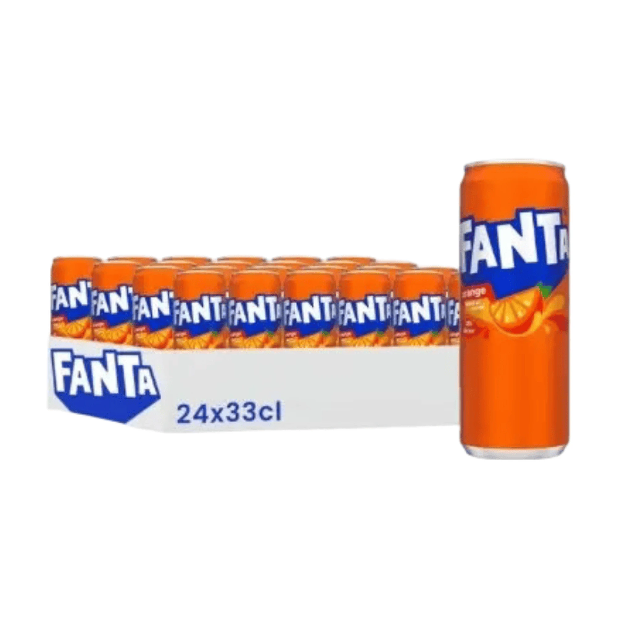 FANTA Refresco de naranja pack de 24 x 33 cl