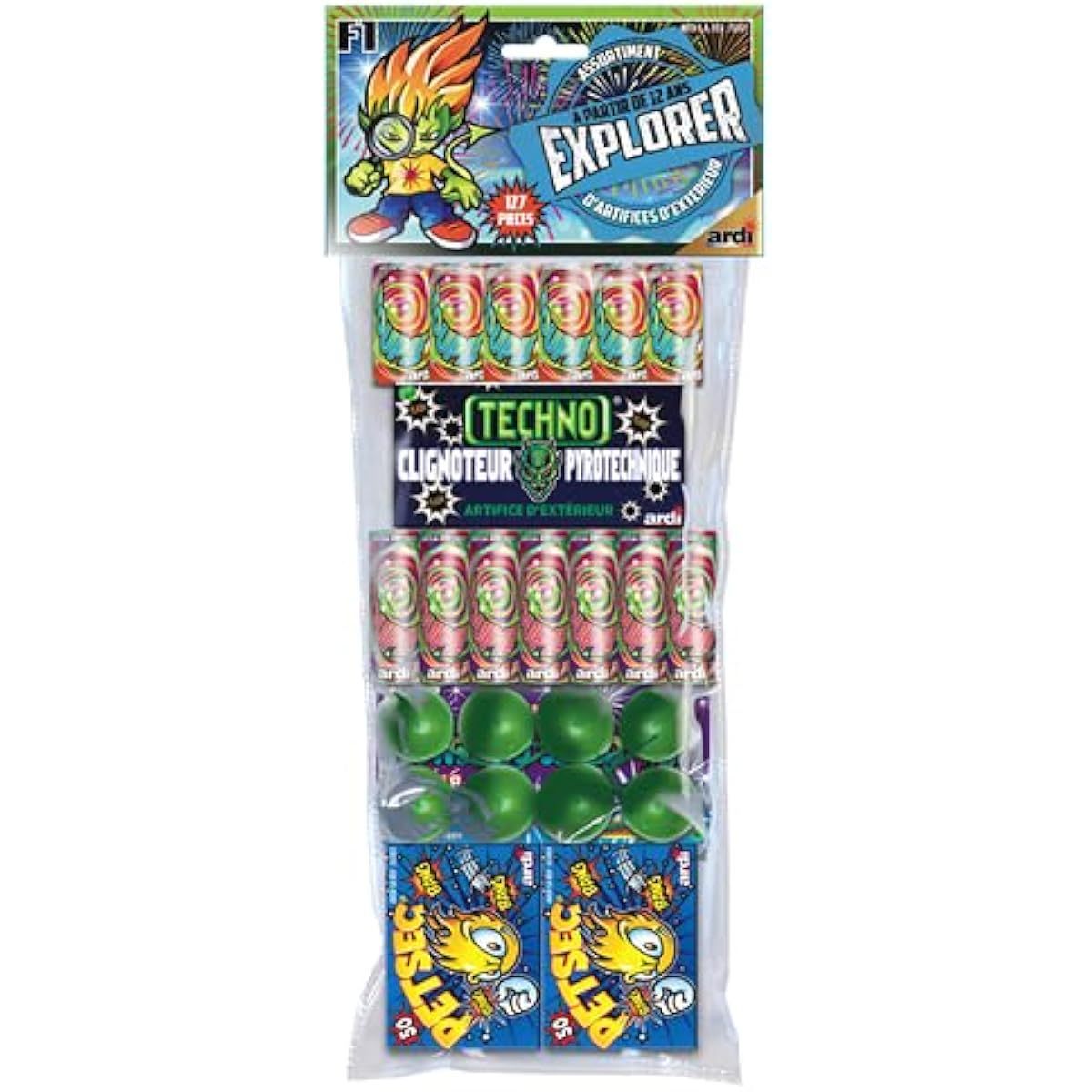 SPARKLERS CLUB Assortiment 127 Pièces Explorer