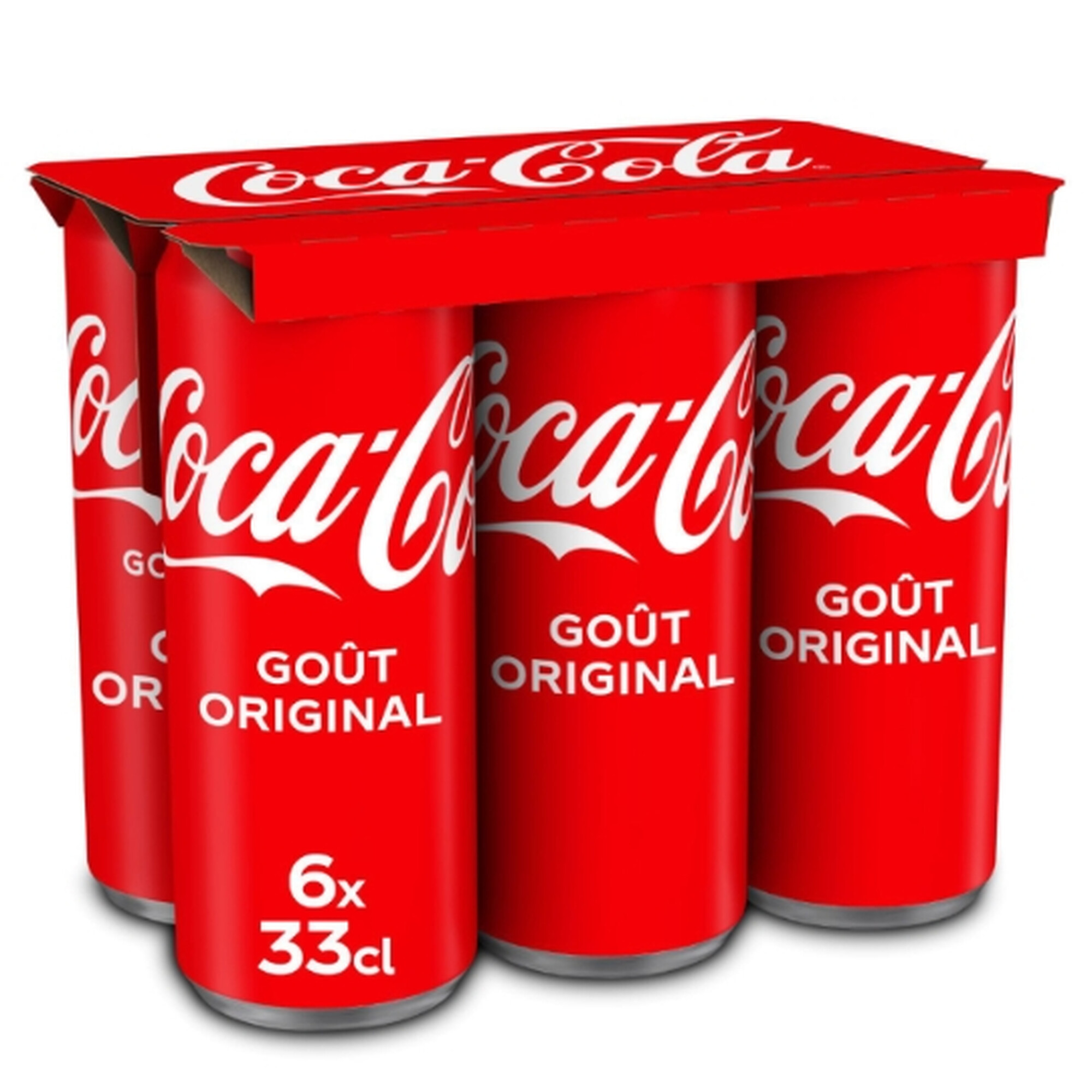 Coca-Cola Sabor Original Latas Sleek 6 x 330 ml