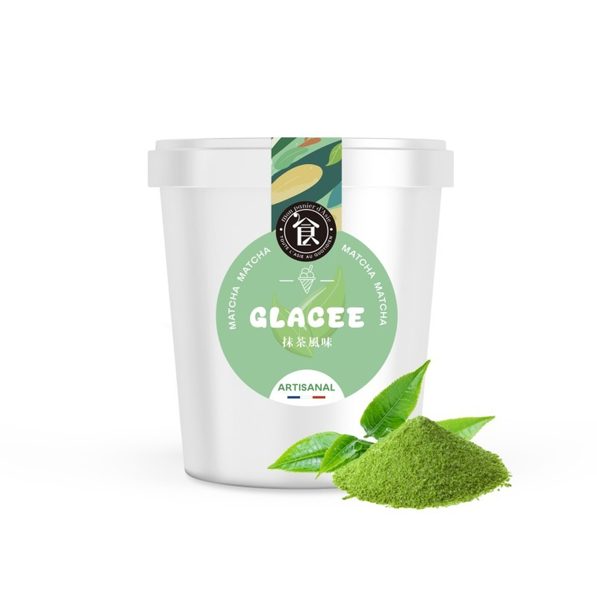 MON PANIER D'ASIE Helado de Té Verde Matcha - 500 ml