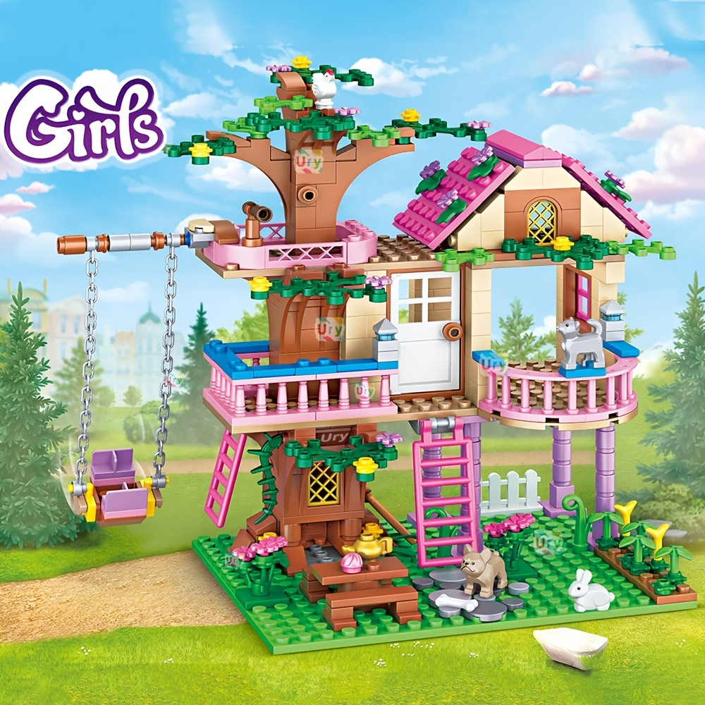 Conjunto de Bloques de Construcción Casa en el Árbol