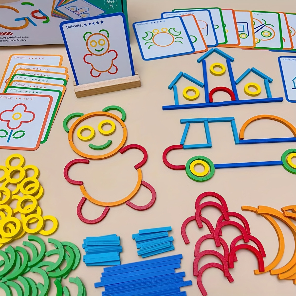 Juego de desarrollo creativo - Motricidad fina y reconocimiento de colores