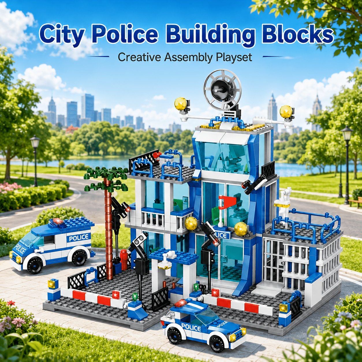 Bloques de Construcción Serie Policía
