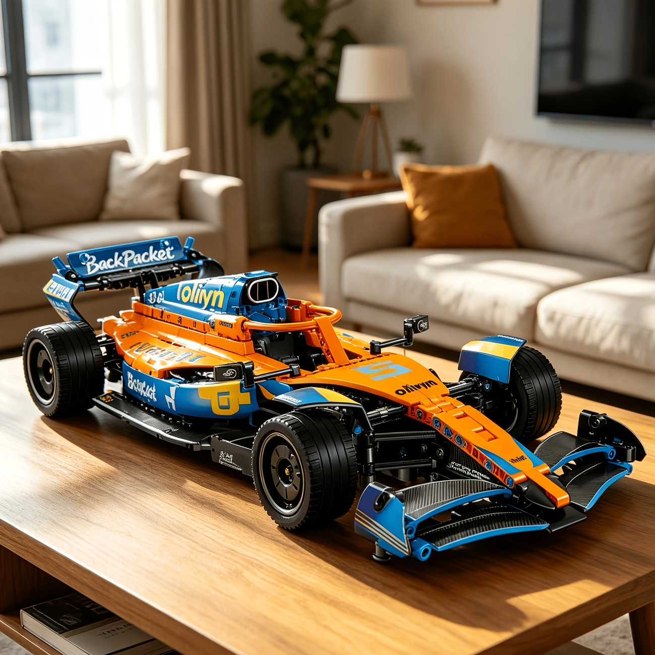 Bloques de construcción supercar 1:10 modelo coche deportivo