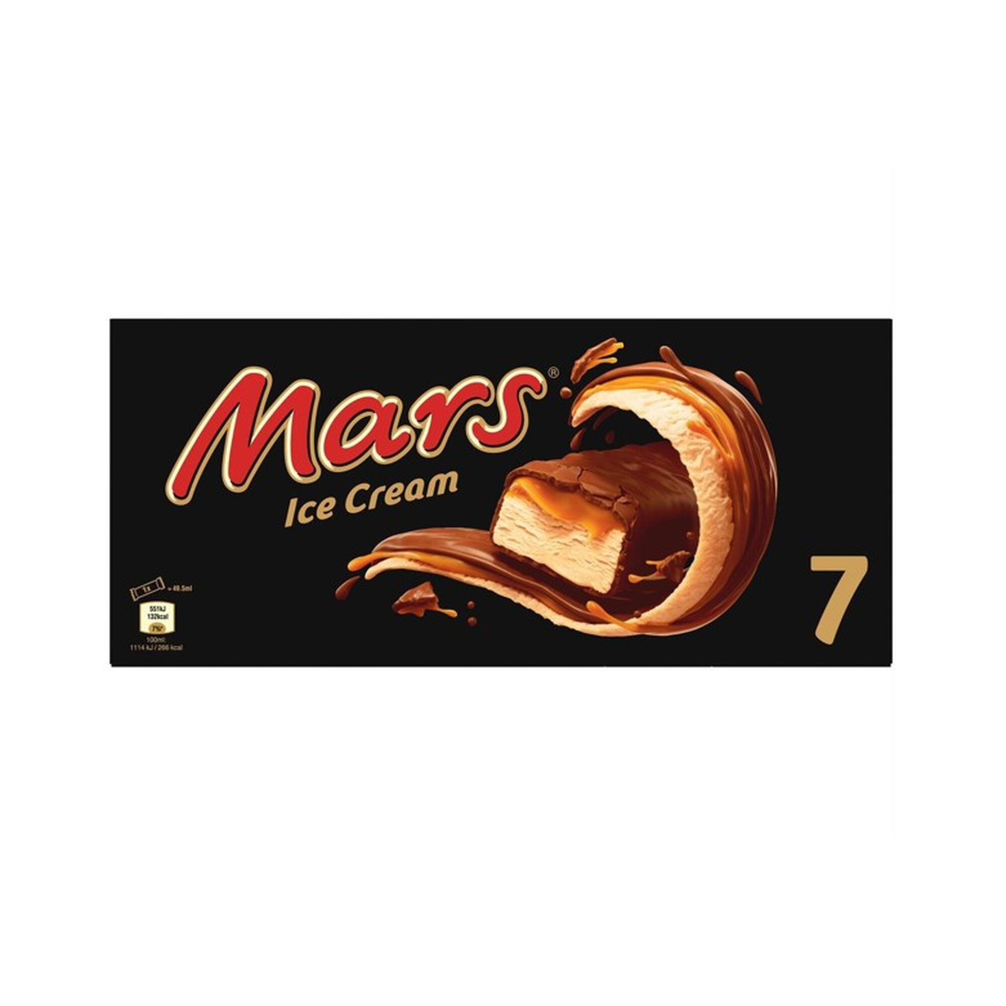 MARS Barras de Helado de Caramelo x7 280g
