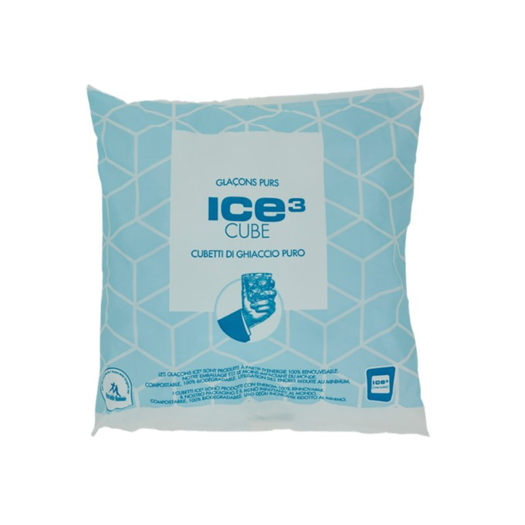 ICE CUBE bolsa de cubitos de hielo 1,25 kg